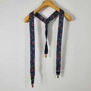 Paisley Patterned Suspenders
